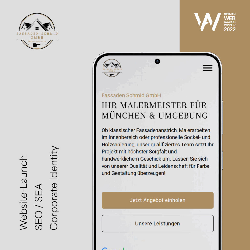 Fassaden Schmid GmbH Webdesign