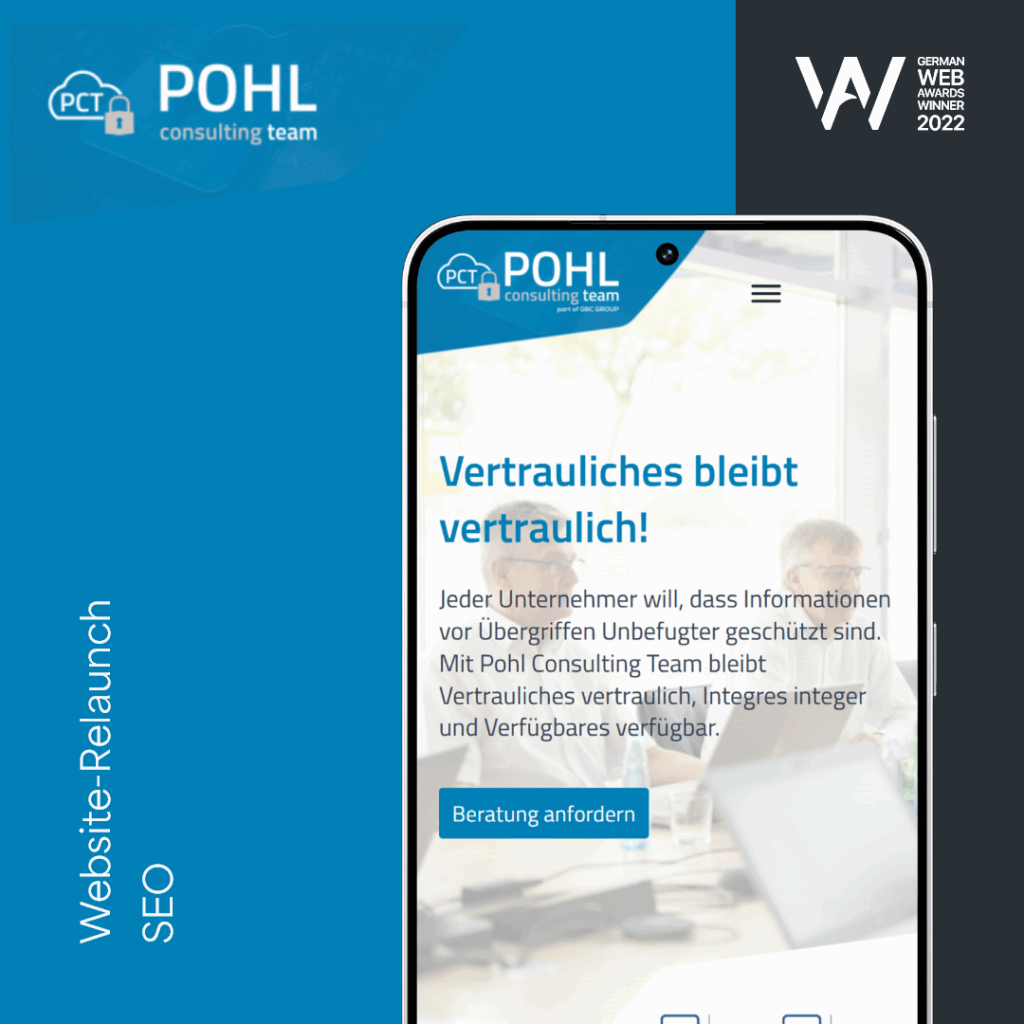 Pohl Consulting Team GmbH Webdesign