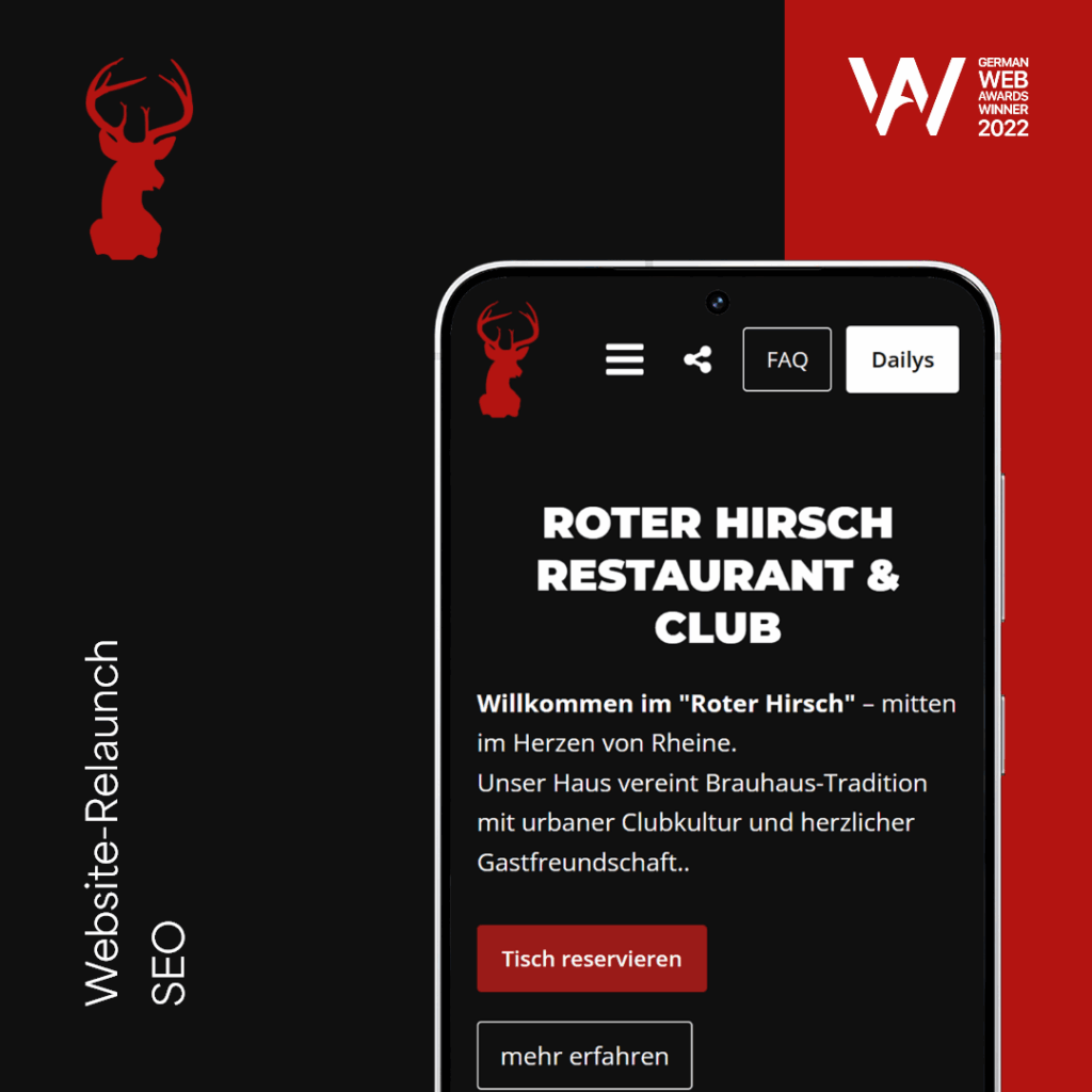 Roter Hirsch 4U GmbH Webdesign