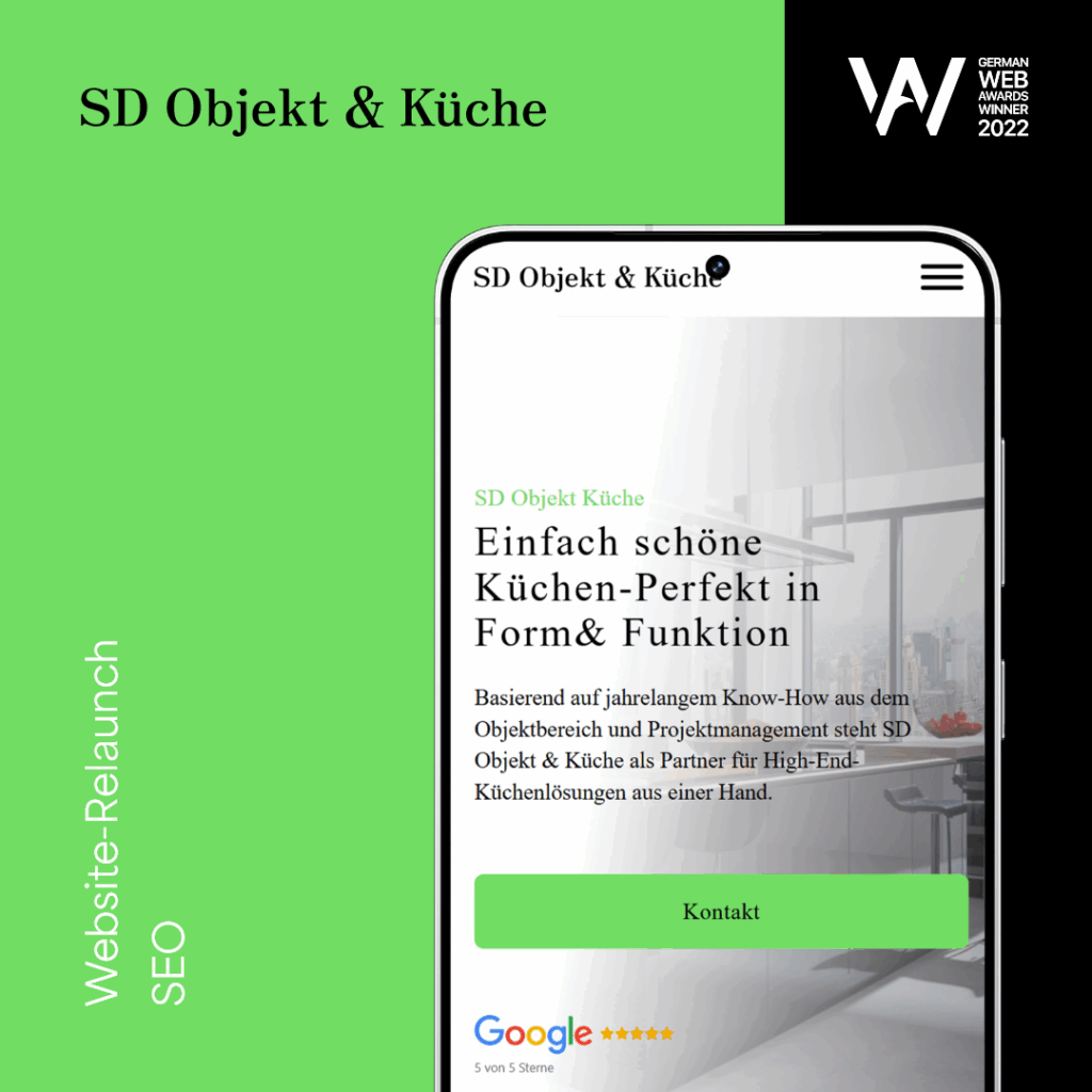 SD Objekt Küche Webdesign