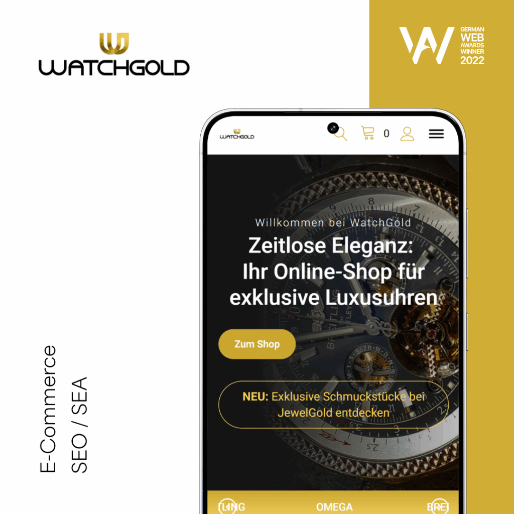 Watchgold GmbH Webdesign