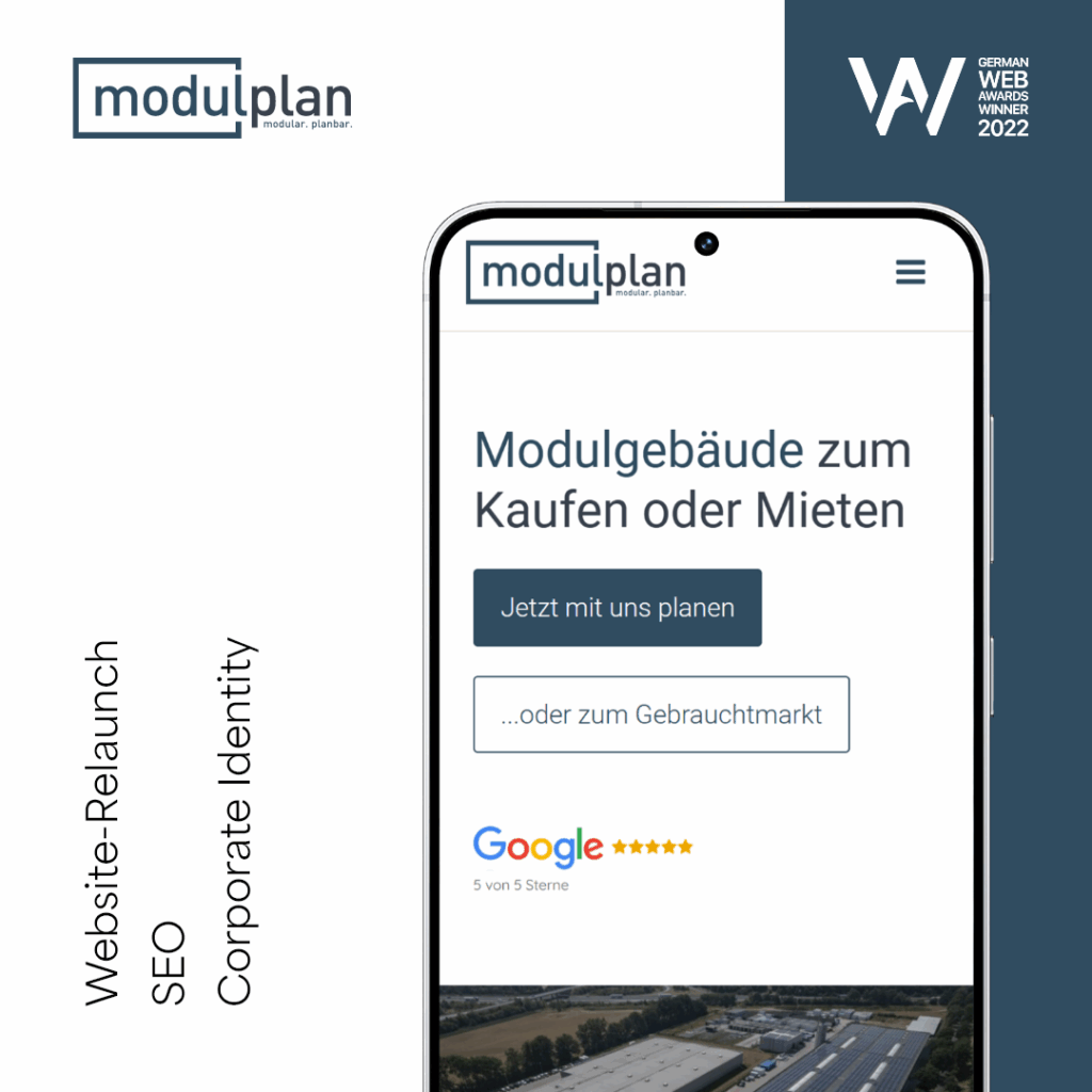 Modulplan GmbH Webdesign